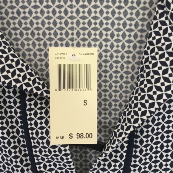 Max Studio geometric print dress   NWT - Picture 5 of 9